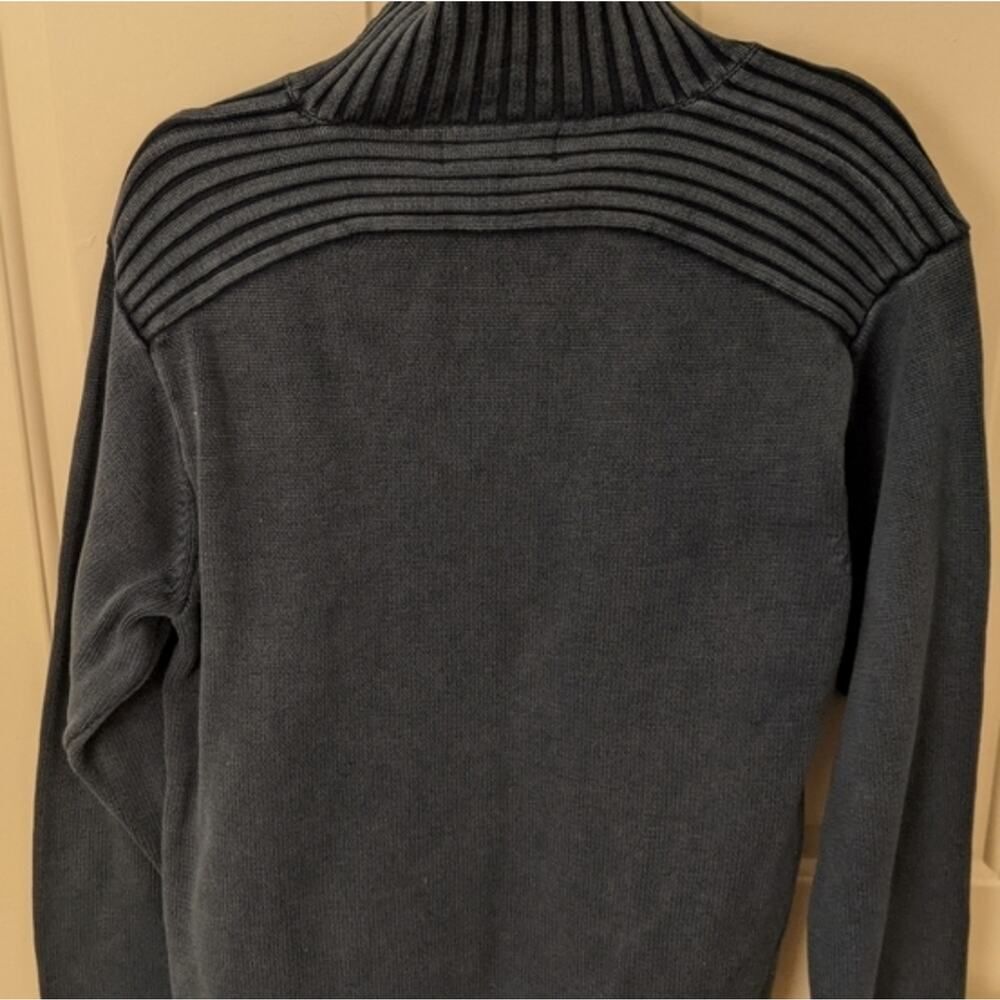 Vineyard Vines Navy Quarter Zip Medium - Picture 4 of 4